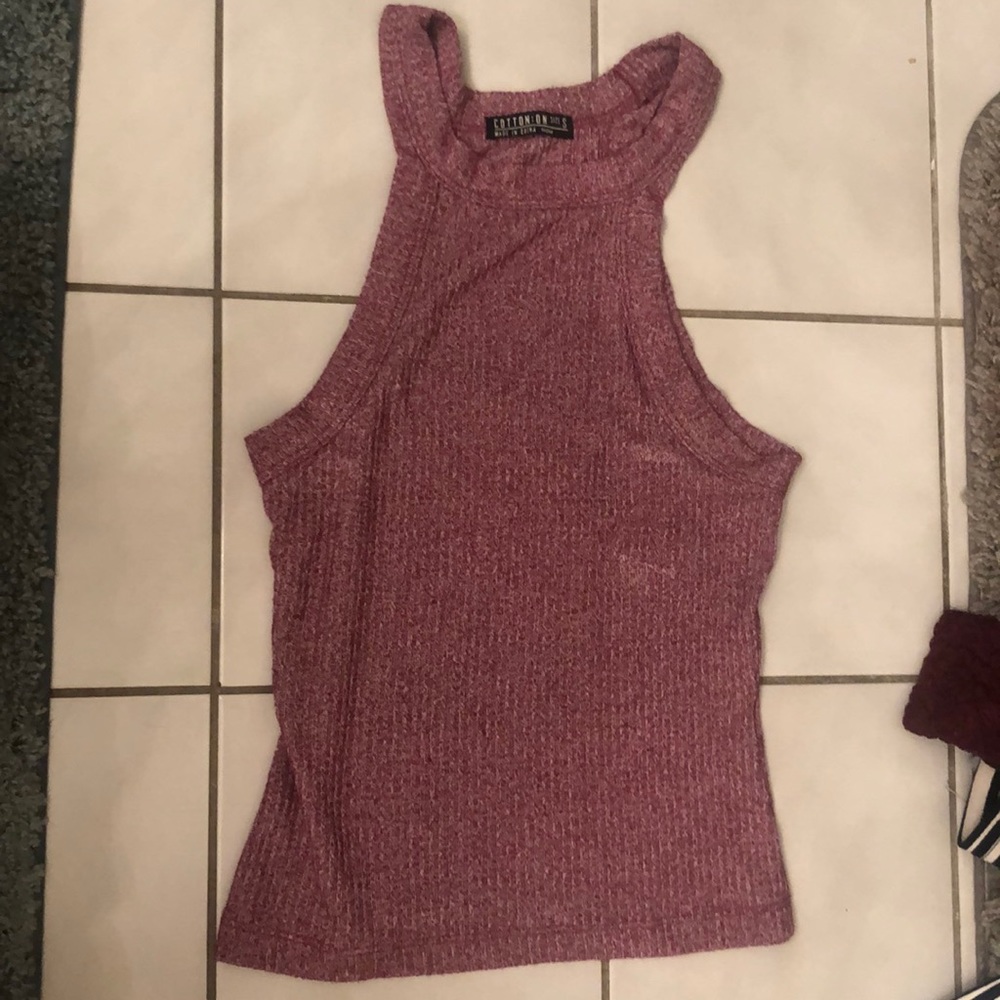 Pink tank top